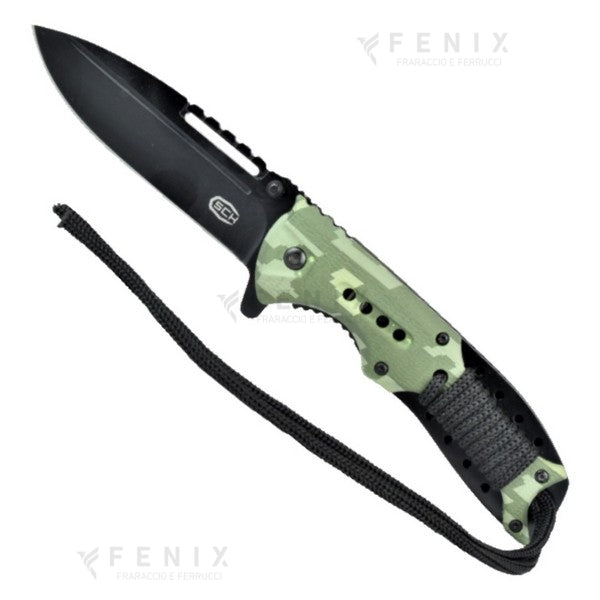 COLTELLO TATTICO SCK CAMO CW-K21B - LAMA 9 cm