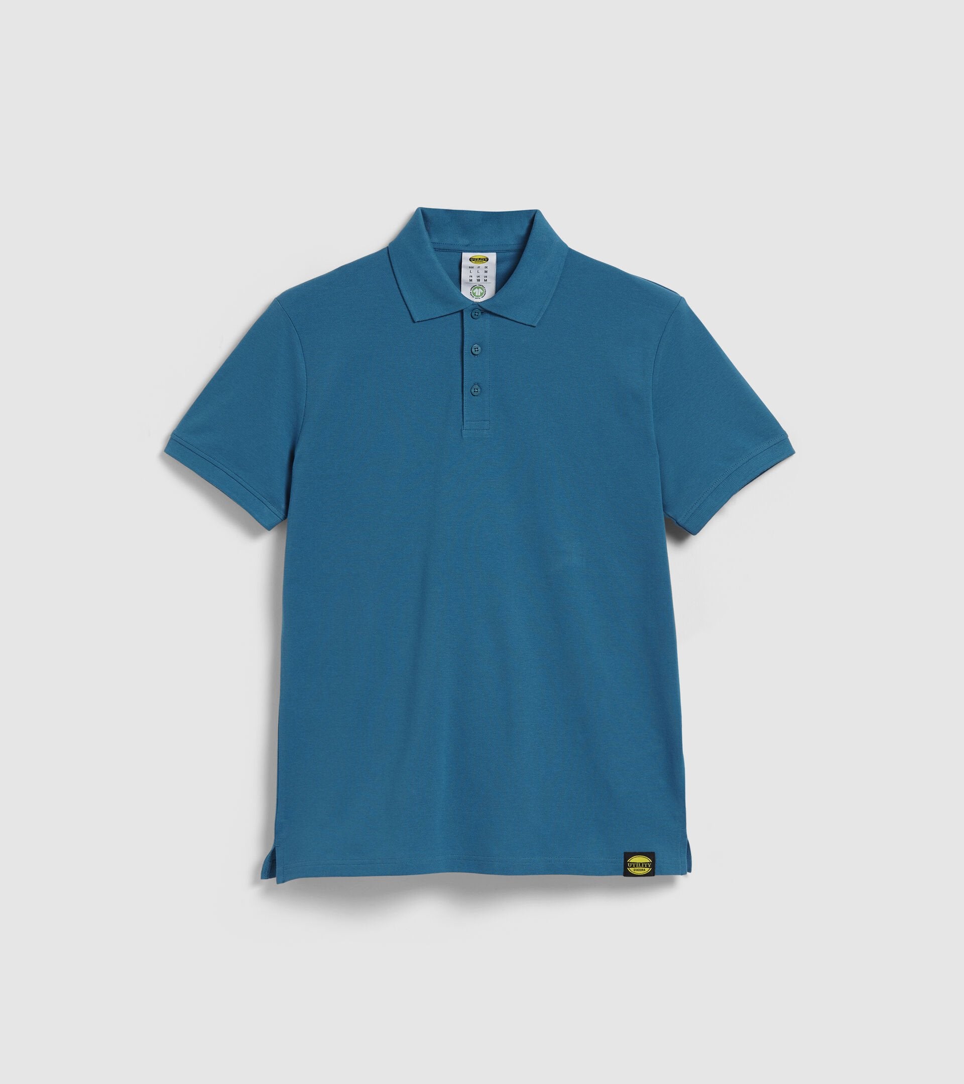 POLO MC ATLAR ORGANIC DIADORA UTILITY – COMFORT E SOSTENIBILITÀ IN COTONE BIOLOGICO