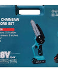 Kit Potatura Mukins 48V — Cesoie e Mini Motosega con Valigetta