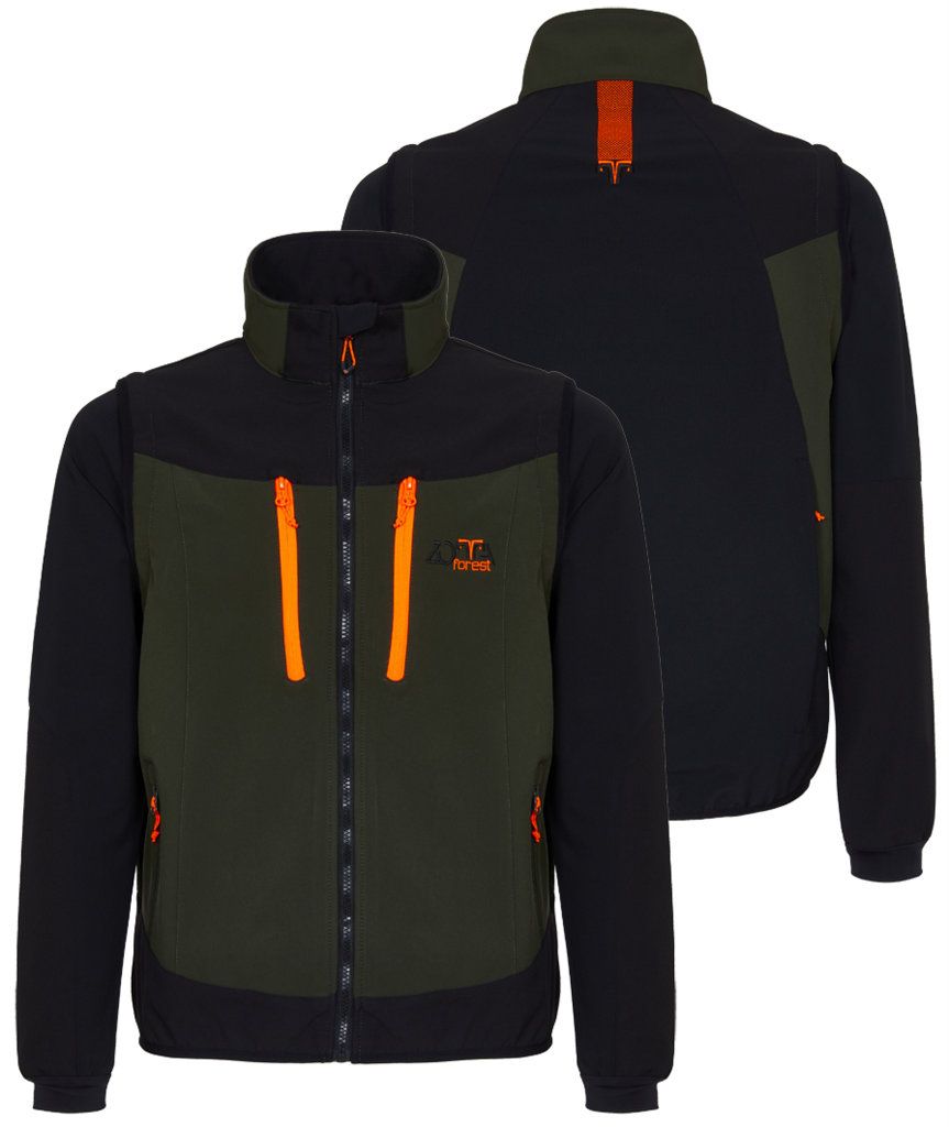 GIACCA SOFT SHELL CON MANICHE STACCABILI- DENVER MAN JACKET