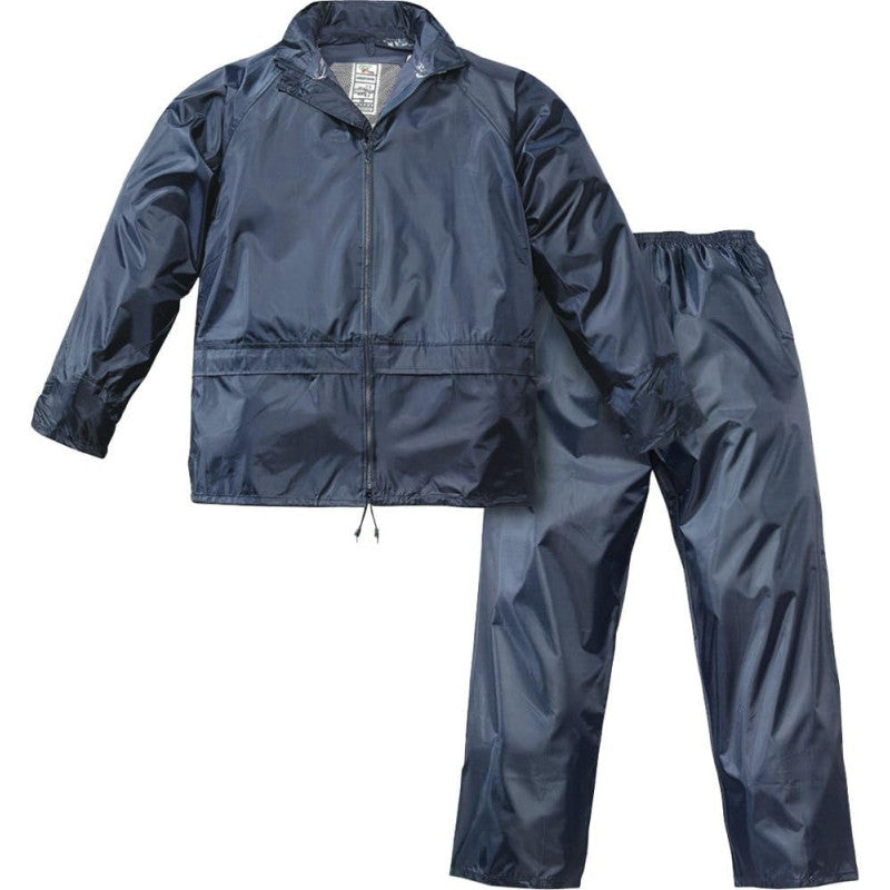 COMPLETO ANTIPIOGGIA - GIACCA E PANTALONE IN PVC/PU – NIAGARA
