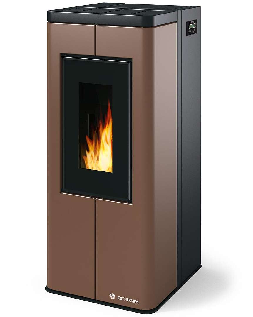 STUFA A PELLET - SCRIGNO CS THERMOS - BRUCIATORE AUTOPULENTE