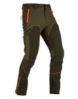 PANTALONE CACCIA SOFTSHELL UNIVERS WILD ESCAPE VERDE/ARANCIONE