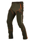PANTALONE CACCIA SOFTSHELL UNIVERS WILD ESCAPE VERDE/ARANCIONE
