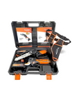 Kit di Potatura a Batteria in Titanio - Motosega + Forbici da Potatura Elettriche