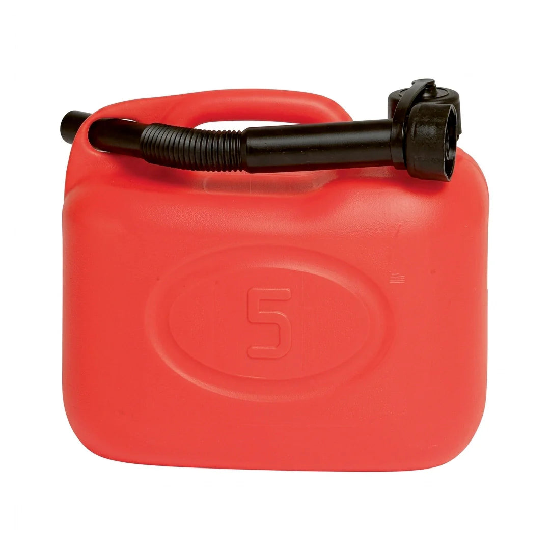 Tanica Carburante in Plastica 5 Lt - Omologata con Boccaglio